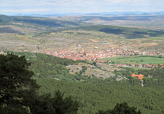 Vista general de Orihuela del Tremedal