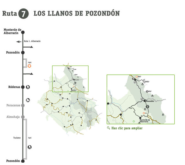 Rutas - Los Llanos de Pozondón